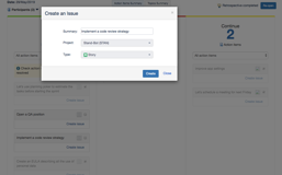Transform your action items into Jira issues to add them to your sprint!