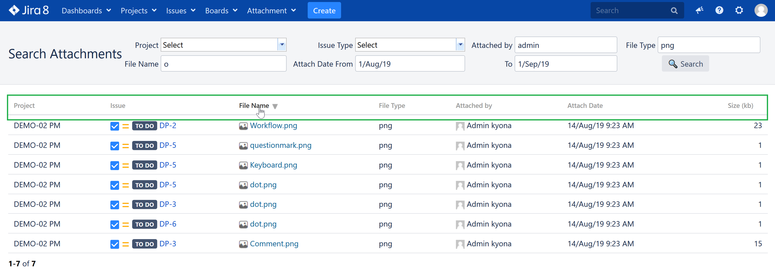 Browse and sort search results by relevance