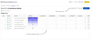 You can choose to view the inputs on the results page