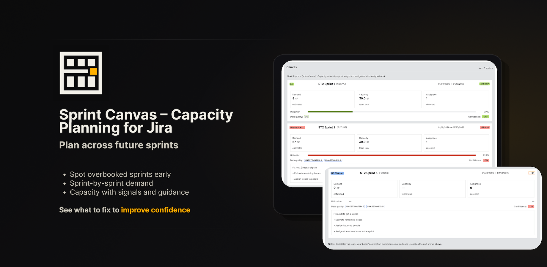 Data-quality signals and suggested fixes that raise forecast confidence.