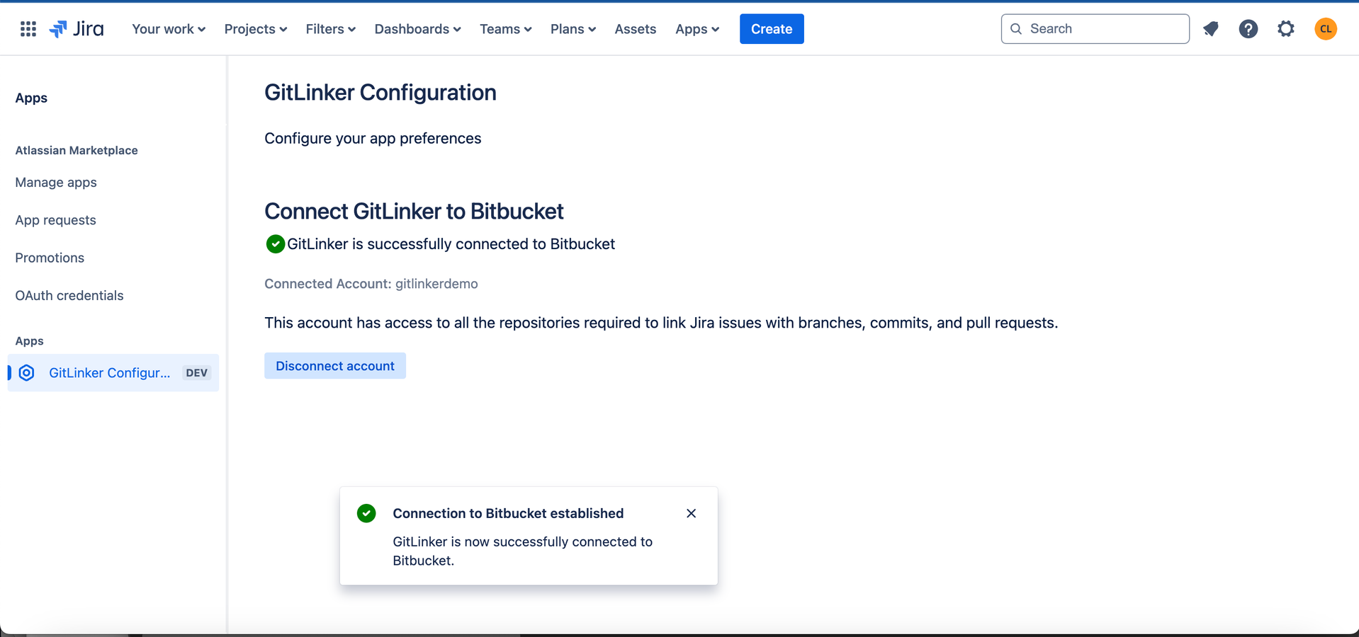 Connect Jira and Bitbucket in just a few steps
