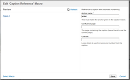 Adding a reference to a captioned item