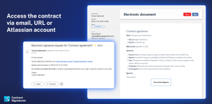 Contract access method