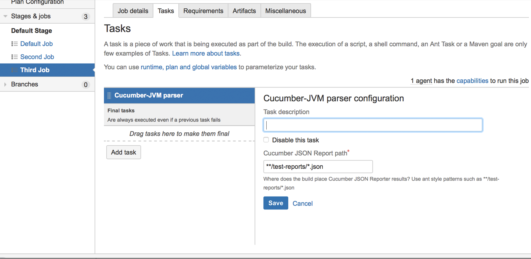 Supports Cucumber-JVM