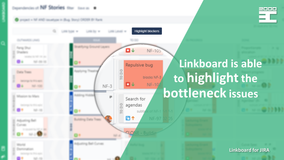 Linkboard is able to highlight bottleneck issues