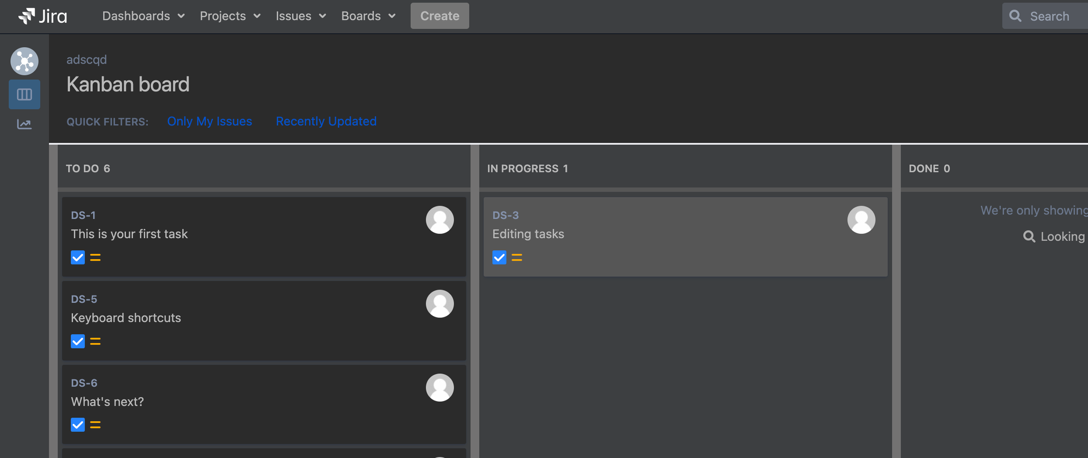 Kanban board