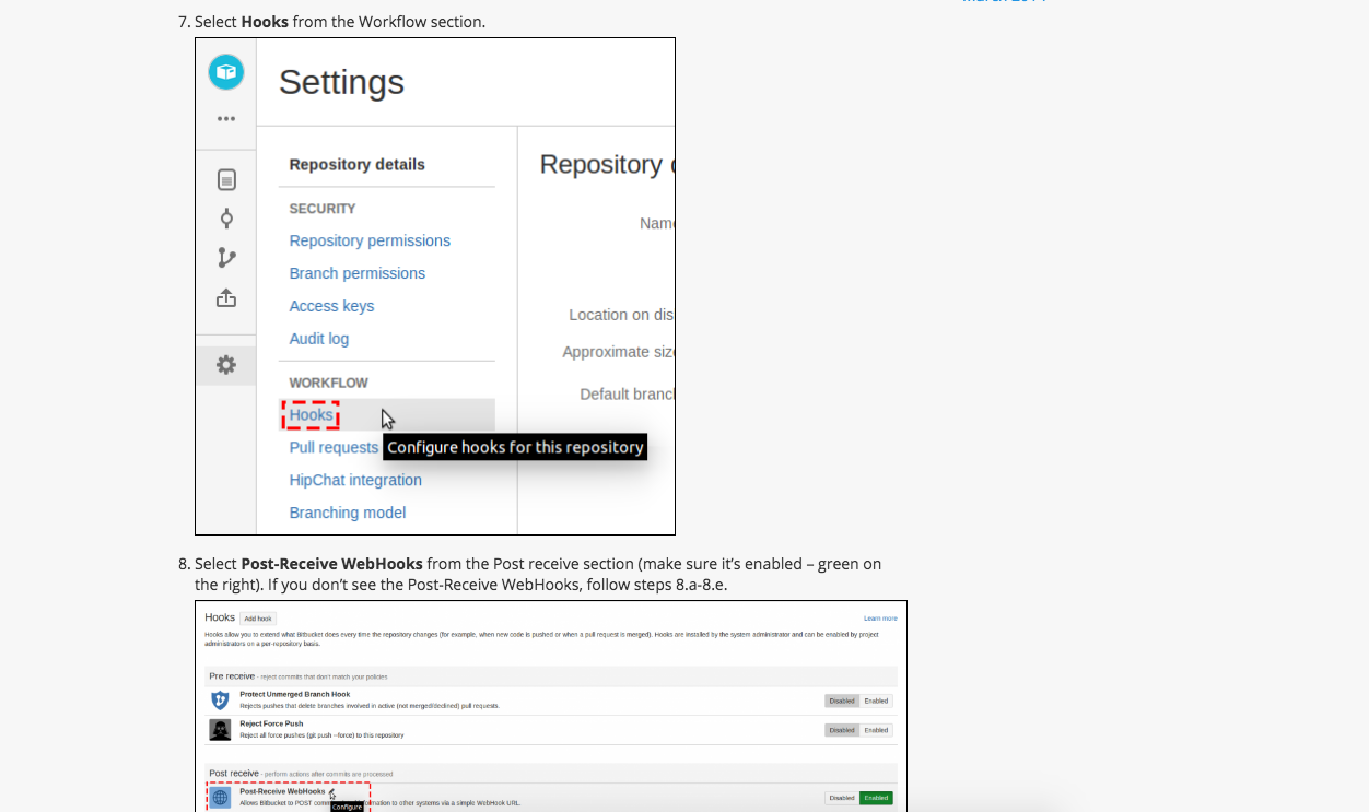 Add a Post-Receive webhook