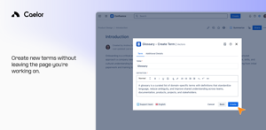 Enrich your glossary as you write