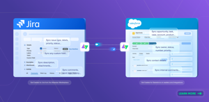 Sync almost anything including Custom fields, attachments, descriptions, comments, status, due date, etc.