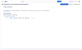 JSM project administrator can access and show Worklog Report on the Customer portal. JSM project administrator can access the Customer portal from Project configuration.