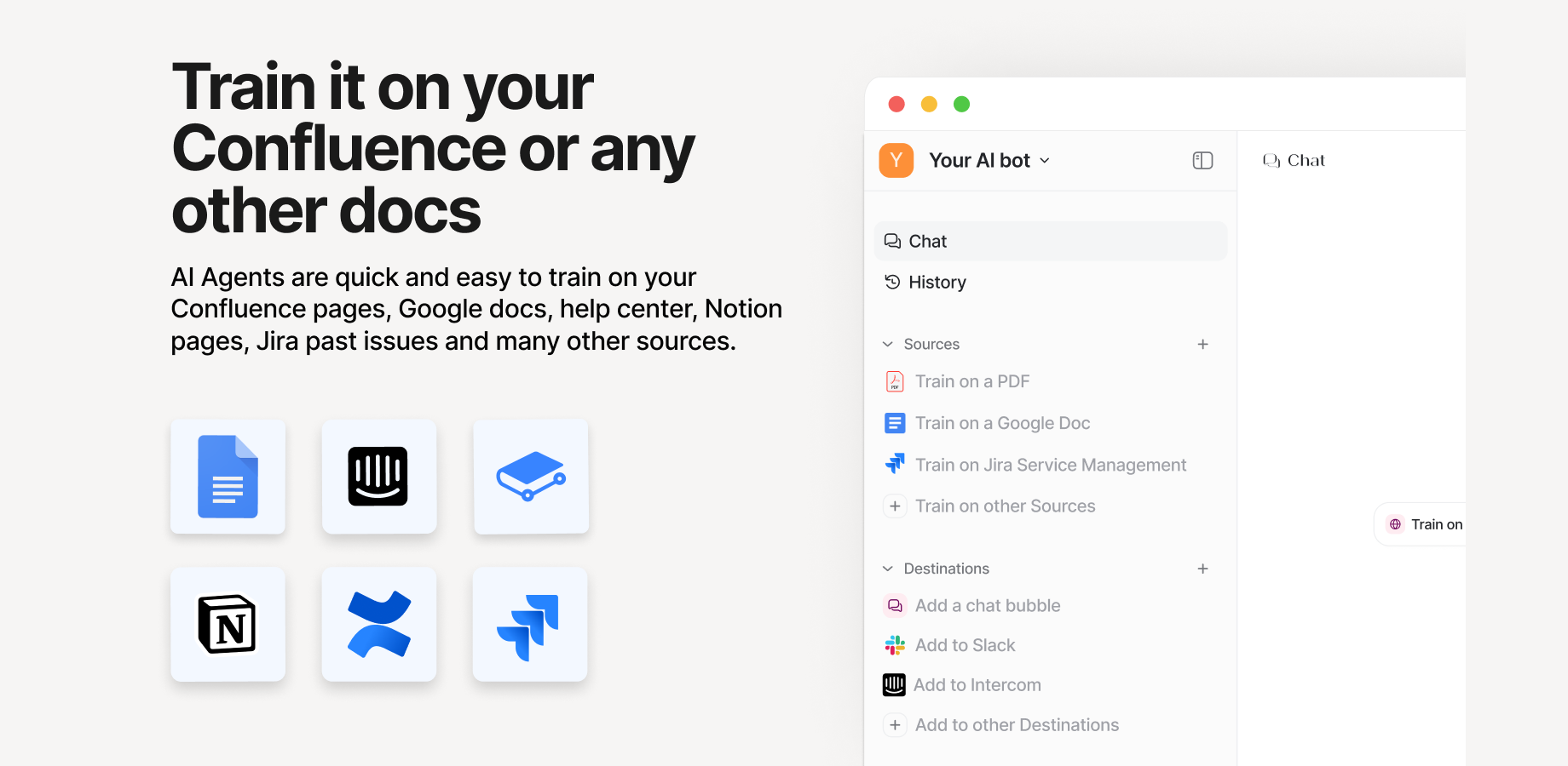 Train on all your docs
