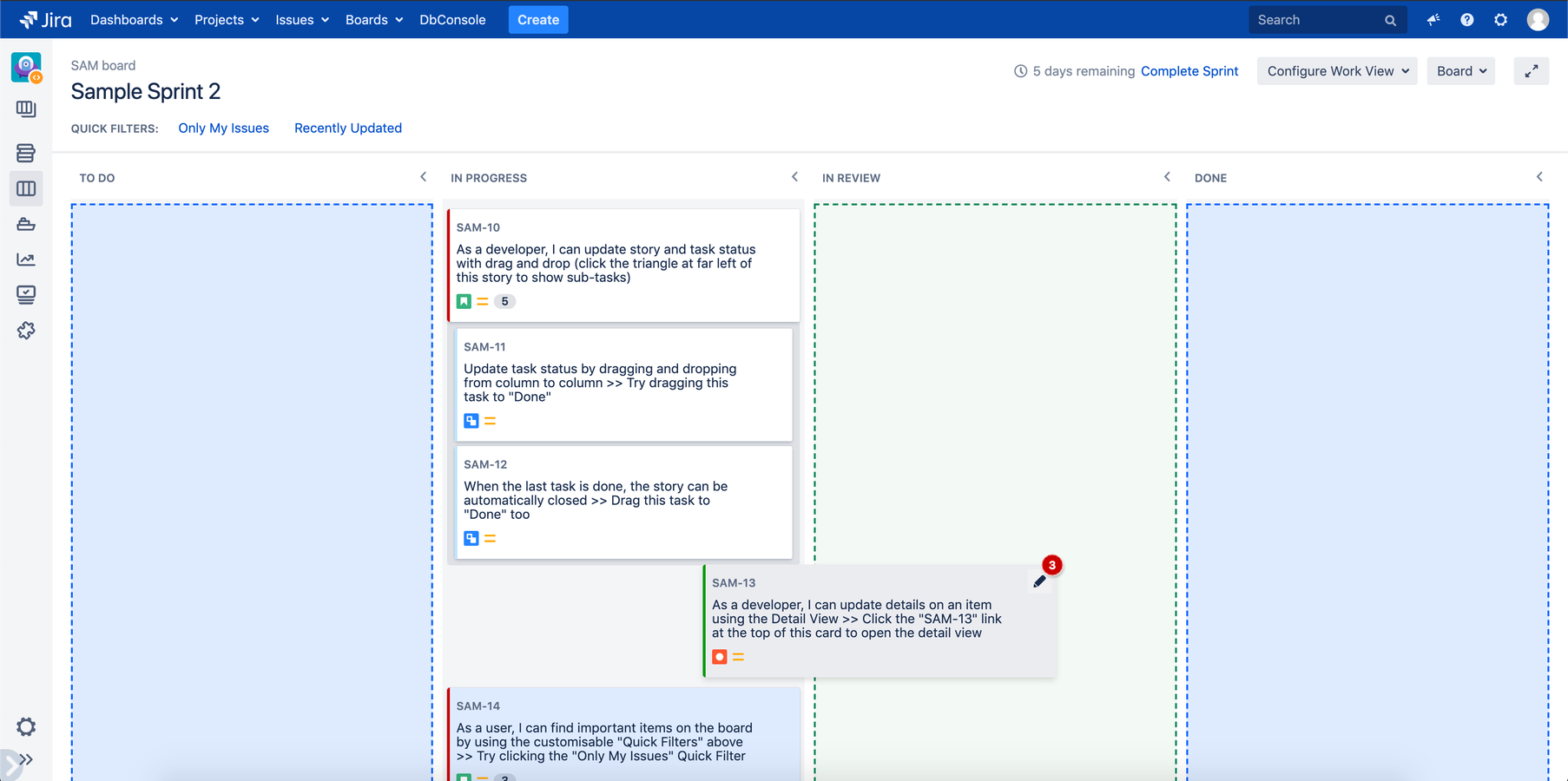 Transition Multiple Issues