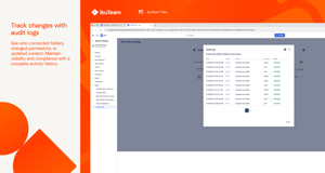 See who connected folders, changed permissions, or updated content. Maintain visibility and compliance with a complete activity history.