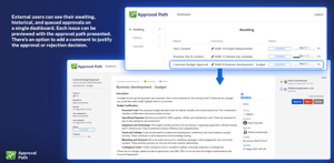 External user approvals