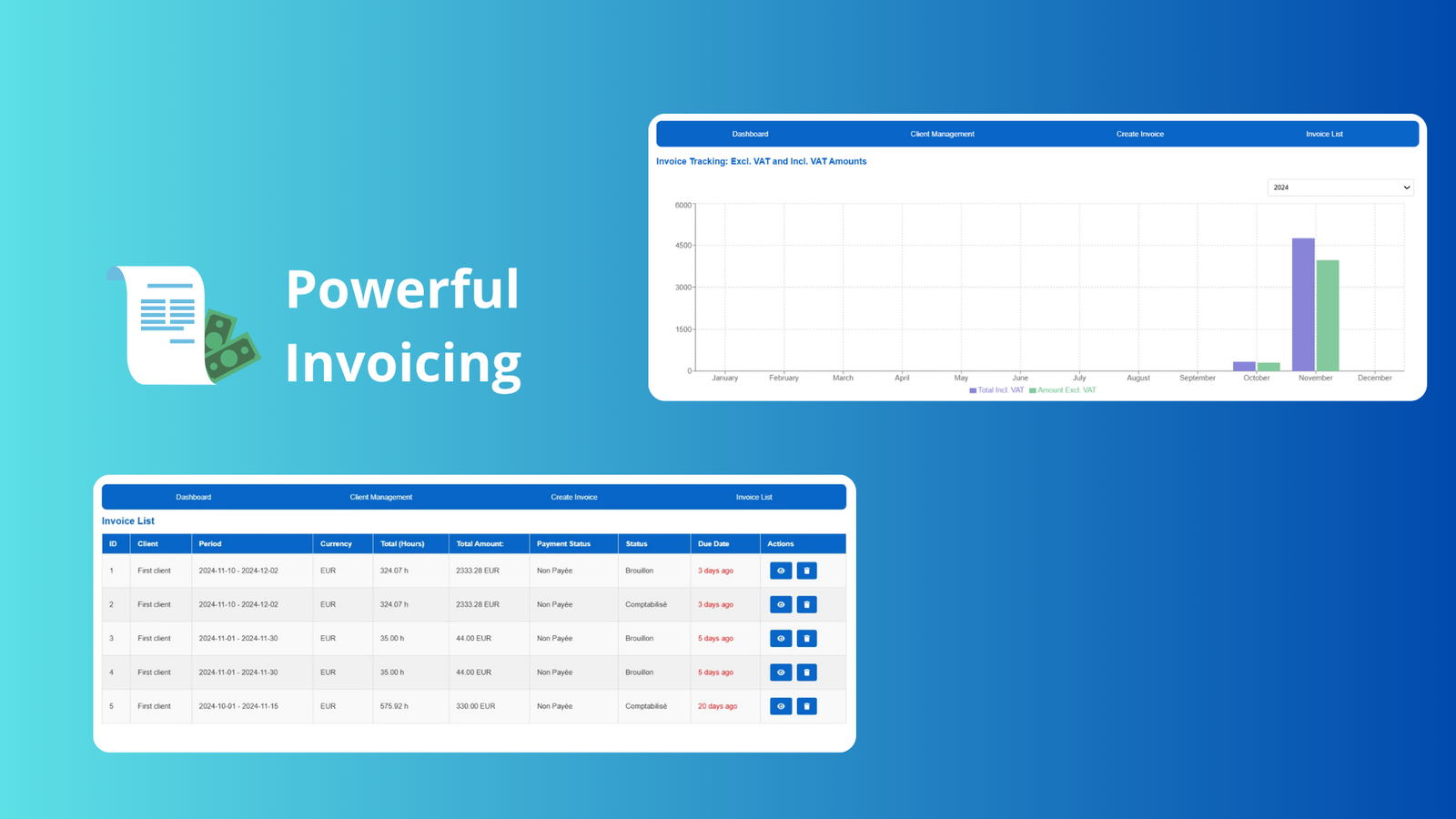 Powerful Invoicing