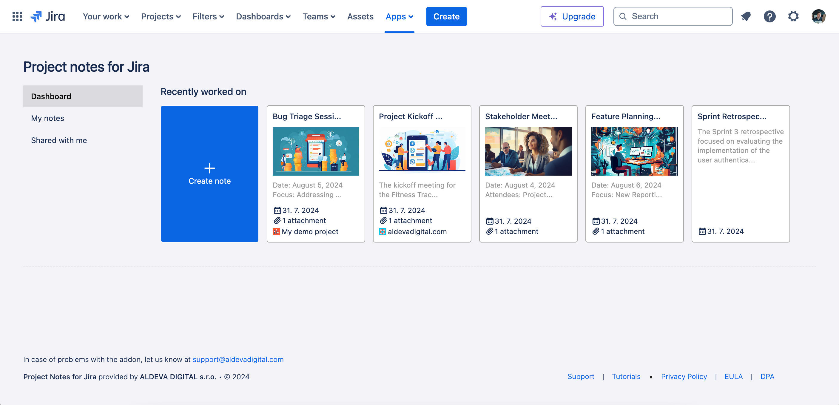 Project Notes for Jira | Atlassian Marketplace