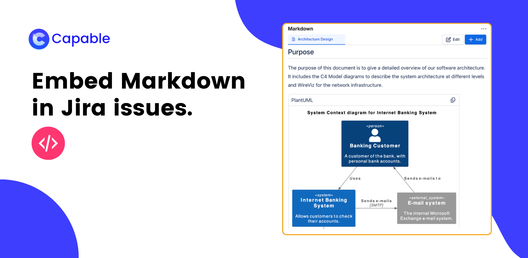 Embed Markdown on Jira Issues