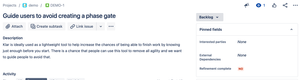 Choices from Klar populate custom fields that can be viewed on Jira issues.