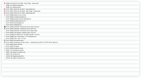 Flat ZIP layout with all attachments in a single folder — each filename is prefixed with its issue key (e.g. PLAT-33480_file.json) for easy identification without subfolders