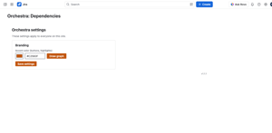 Site wide settings for admins: set an accent color so the graph and controls match your team branding.