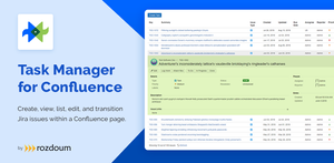 Create, view, list, edit, and transition Jira issues within a Confluence page.