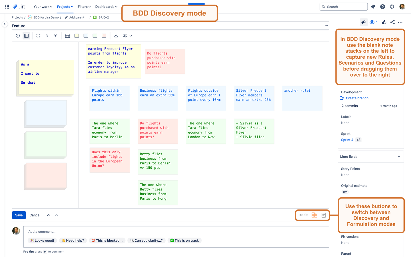 BDD Discovery mode