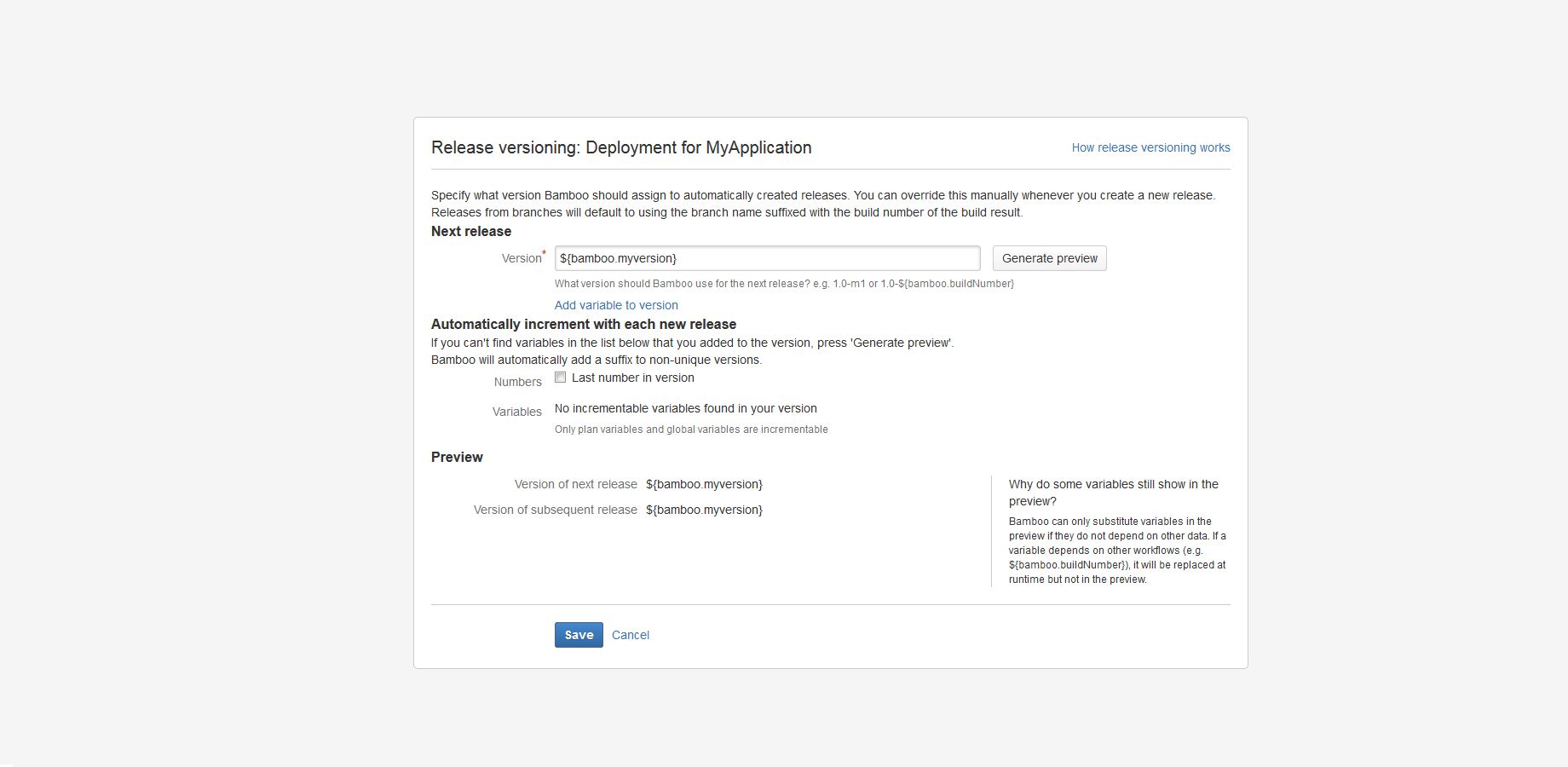 Use extracted variables in Deployment Plans
