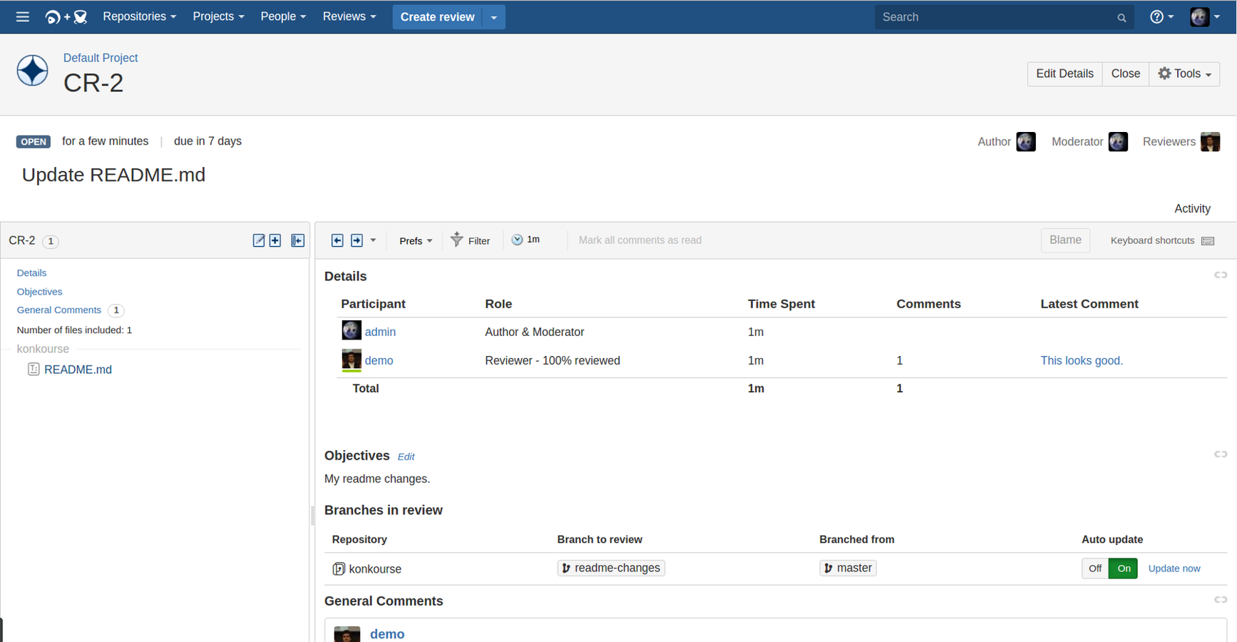 Crucible review that was created automatically