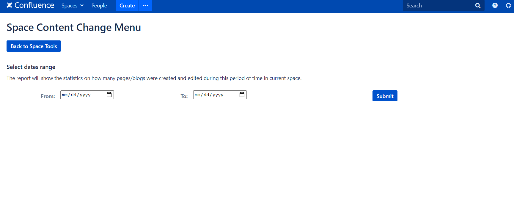 Track all spaces content activity