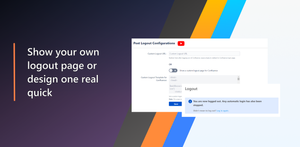 You can decide where the user will be redirected after they log out of Confluence
