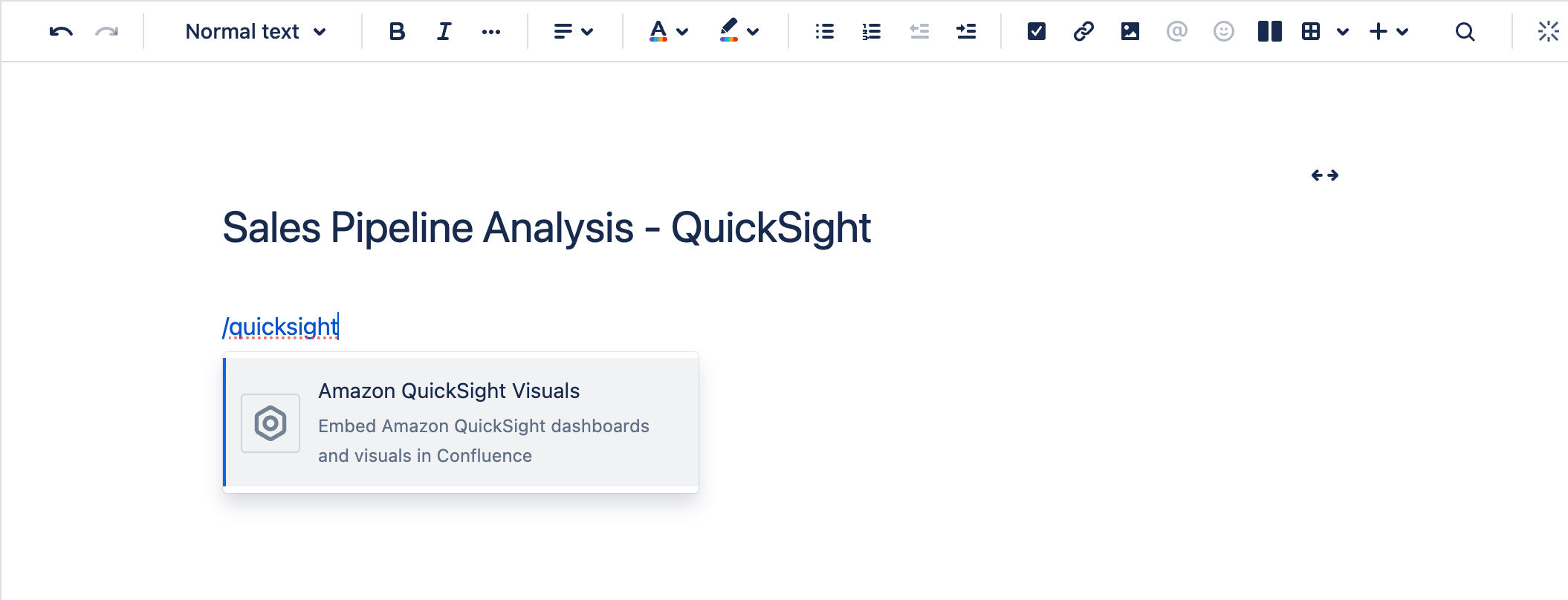 Easy to use Confluence Macro