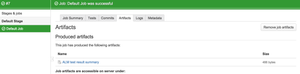 Test execution summary artifact in Jira