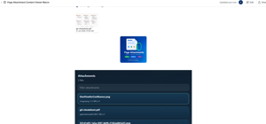 The macro automatically discovers attachments from the current Confluence page. Browse the attachment list and select any file to preview it in the embedded viewer