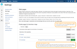 Serve static web pages from any branch or tag in Bitbucket Server