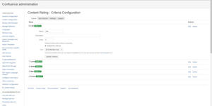 Edit or delete rating criterias