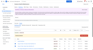 Assign a workflow to all spaces in a minute.