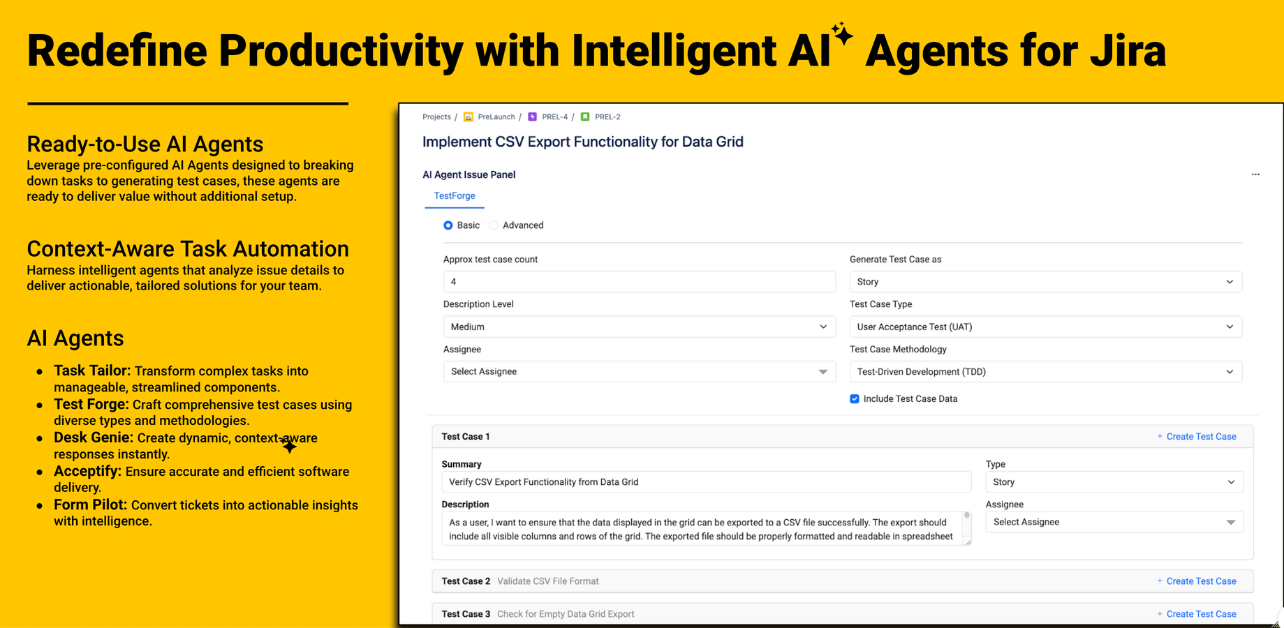 Redefine Productivity with Intelligent AI Agents