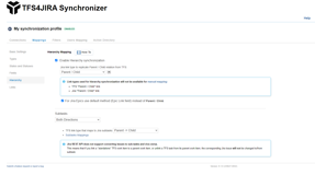 Hierarchy migration and synchronization supported.