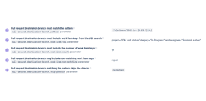🚨 Set up rules for pull request destination branches to prevent errors. Ensure code goes to the right branch, and enforce developer workflows on Bitbucket.