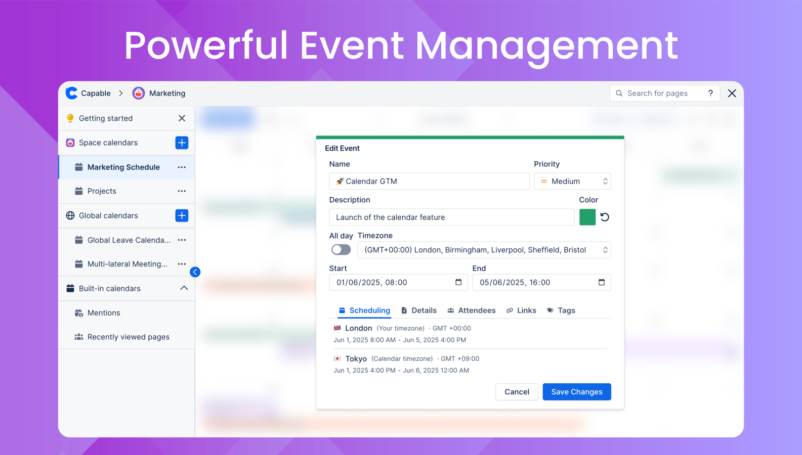 👥 Shared Calendars for Seamless Collaboration