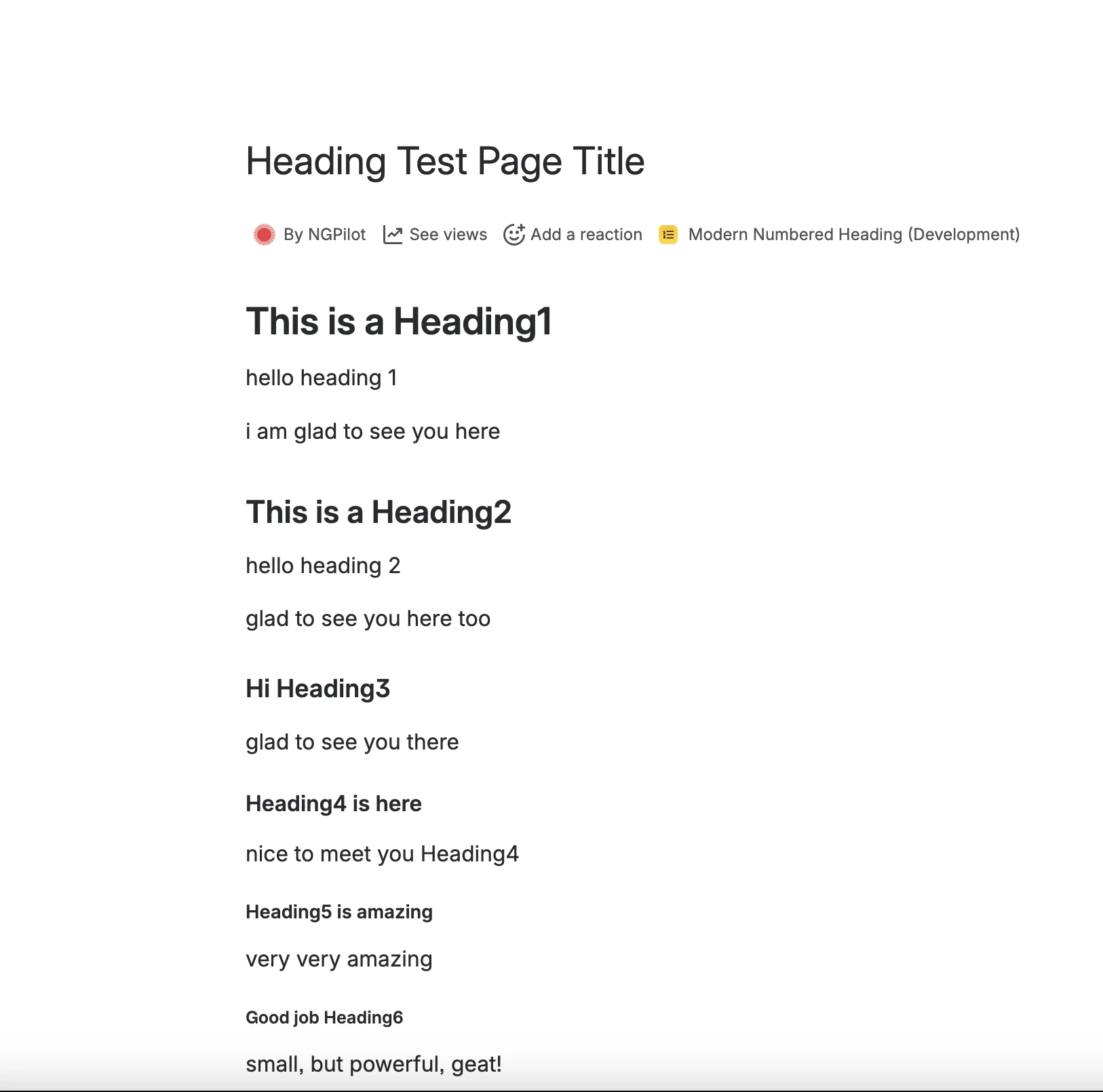 content byline item, one click to use per page and blogpost