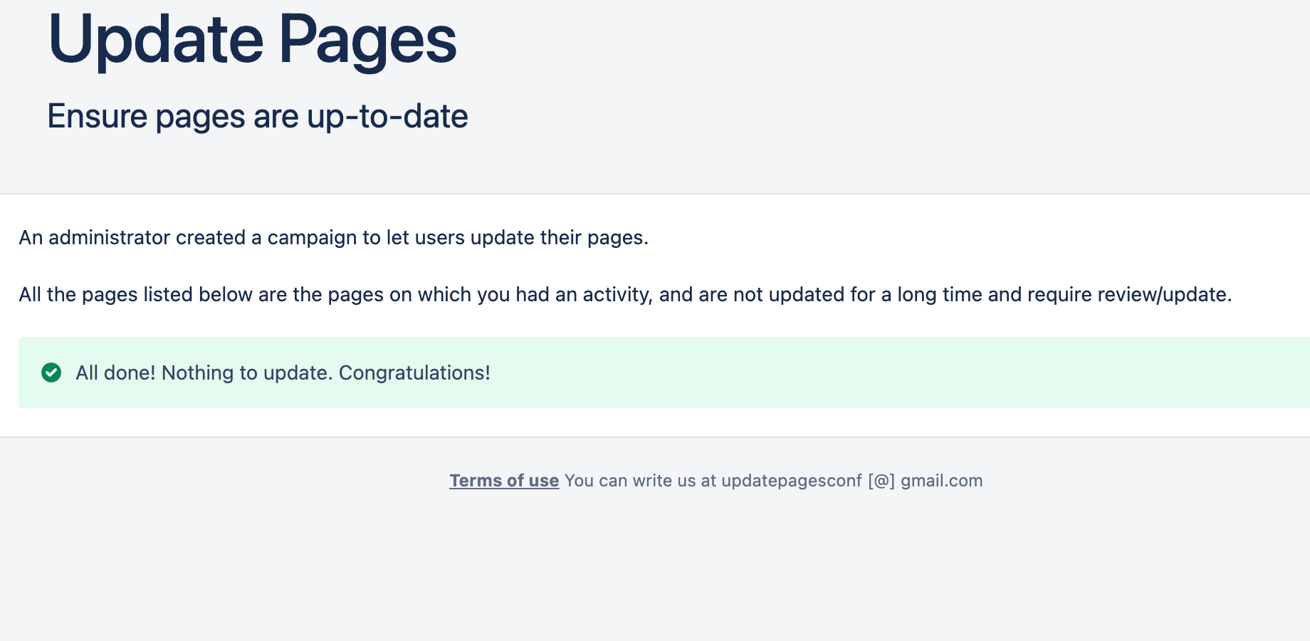 All done, everything has been updated/reviewed! Bravo!