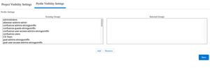 Profile Visibility Settings