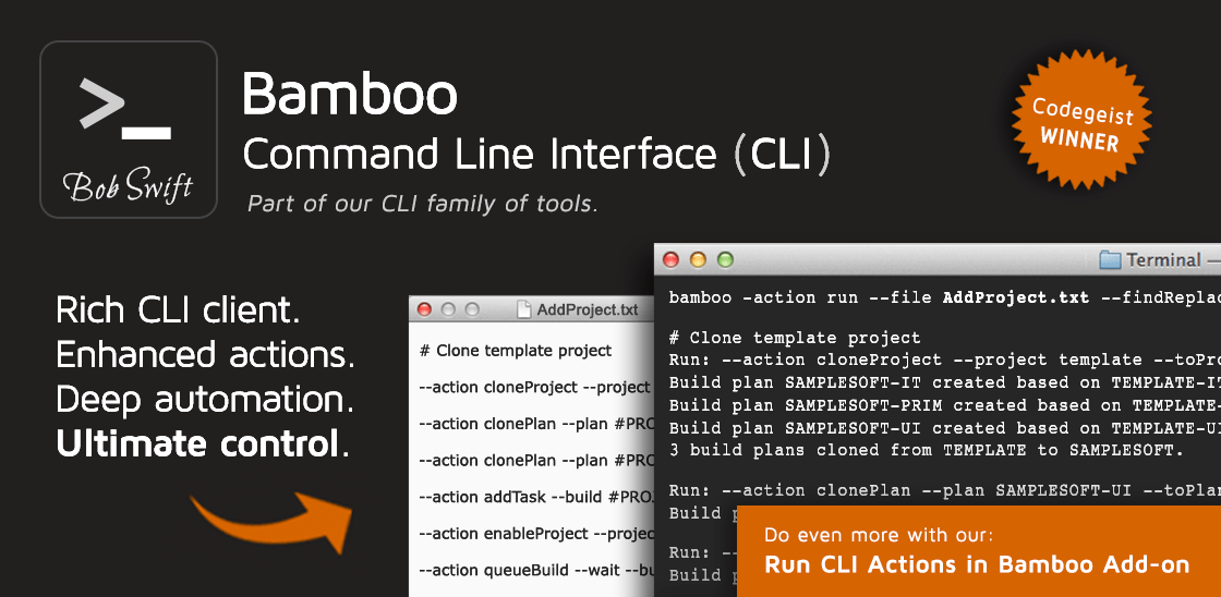 Say goodbye to tedious, manual work. Automate hundreds of different tasks with simple commands, so you can save time and create standardized, scalable processes.