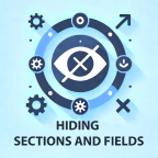 Hiding sections and fields, read-only fields