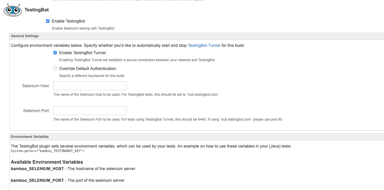 Use TestingBot Tunnel