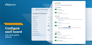 Configure each board flexibly and create global defaults to ensure best practices