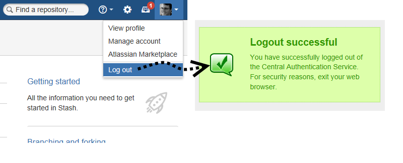 Single sign-out supported