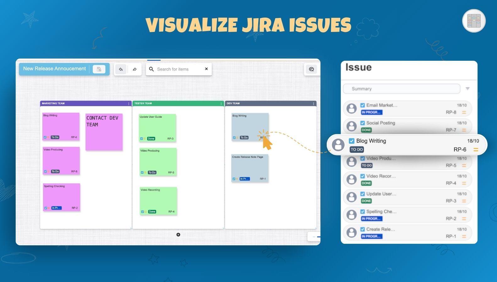 Visualize Jira issues