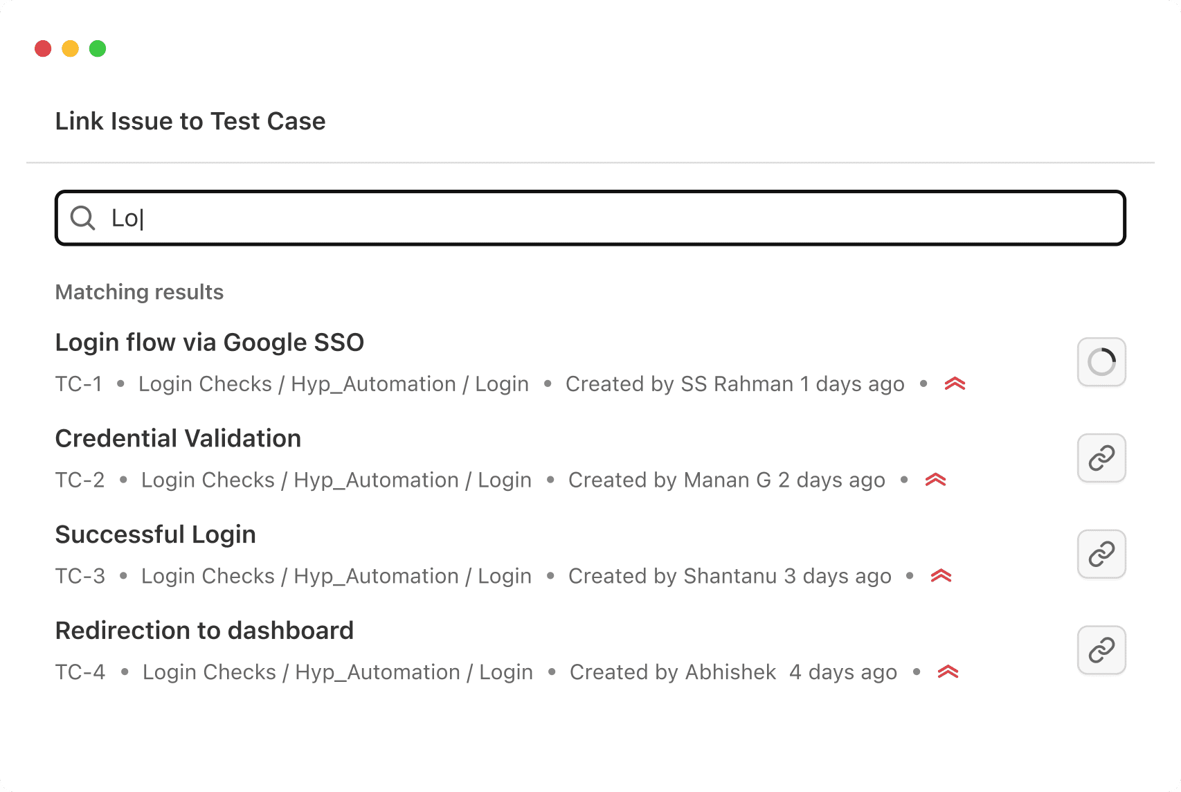 Streamlined Test Management